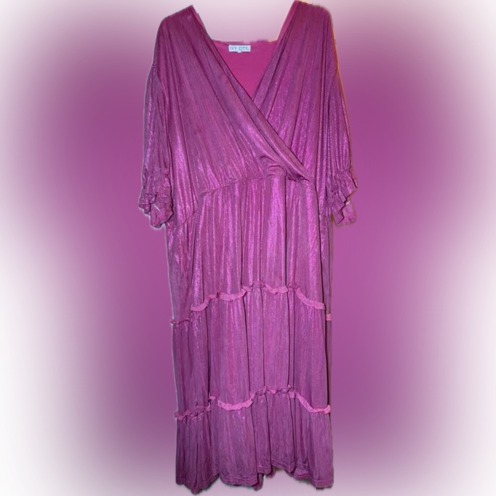 Pink Ruffled Dress